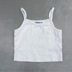 AFENDS Organic Cotton Taylor Rib Singlet